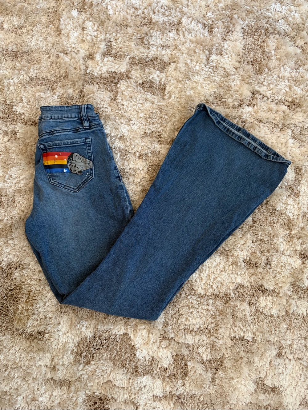 Star Wars Her Universe Dark Blue Flared Women’s Jeans Size 1